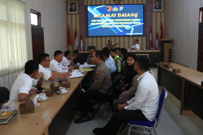 
					Tim Supervisi Dit Tahti Polda Sumut Laksanakan Supervisi di Polres Humbahas