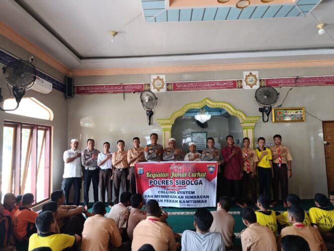 
					Sambangi Masjid Jabal Nur, Polres Sibolga Himbau Jemaat Lapor Aksi Premanisme