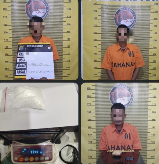 
					Polres Sibolga Bekuk Residivis Pengedar Sabu, Barang Bukti Hampir 80 Gram Diamankan