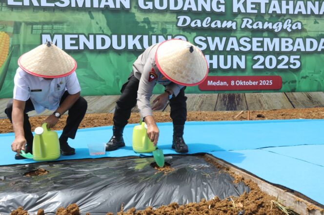 
					Polda Sumut Gelar Penanaman Jagung Serentak Kuartal IV Dukung Program Ketahanan Pangan Nasional