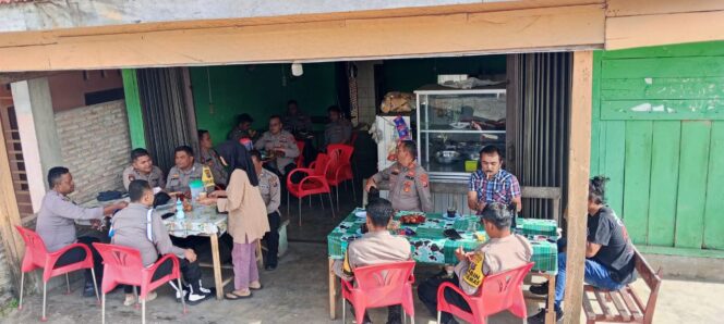 
					Pimpin Coffe Morning Ini Arahan Kapolsek Sukaramai Kepada Personilnya