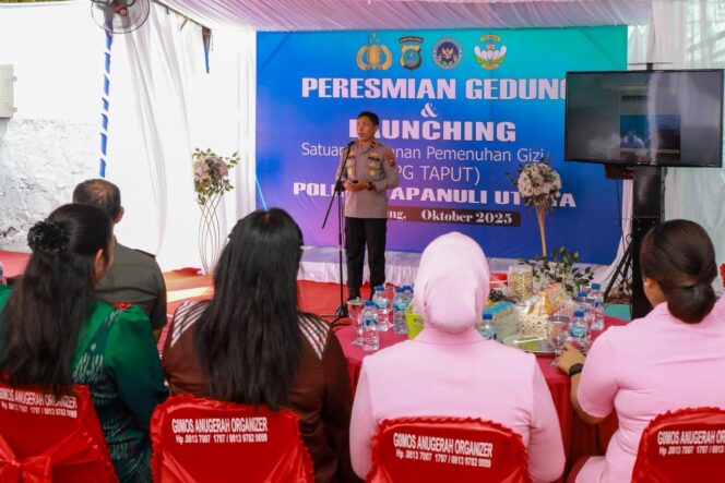 
					Polri Hadir untuk Generasi Sehat: Polda Sumut Resmikan Dapur SPPG Polres Tapanuli Utara
