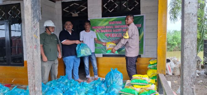 
					Peduli PT MSB II Salurkan Bantuan untuk Warga Terdampak Banjir di Rikit Kecamatan Sultan Daulat
