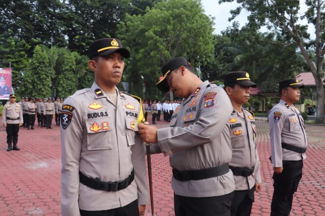 
					Kapolres Langkat Pimpin Apel Pelantikan dan Peresmian Pamapta, Apa Fungsi dan Tugasnya?