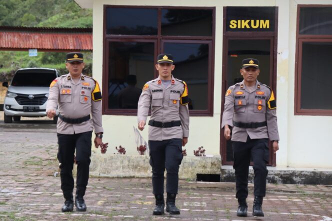 
					Polres Pakpak Bharat Laksanakan Upacara Launching Nomenklatur Pamapta
