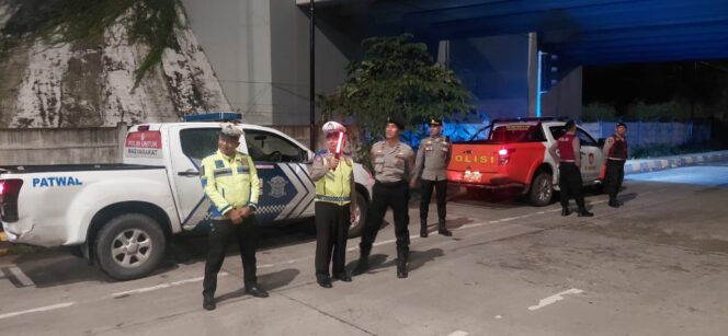 
					Sat Lantas Polres Langkat Gelar Patroli Rutin Malam Hari