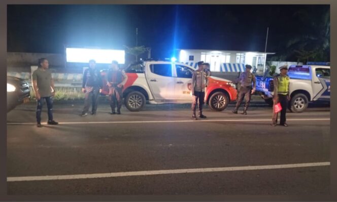 
					Pamapta Polres Langkat Pimpin Patroli KRYD Antisipasi Gangguan Kamtibmas Di Malam Hari