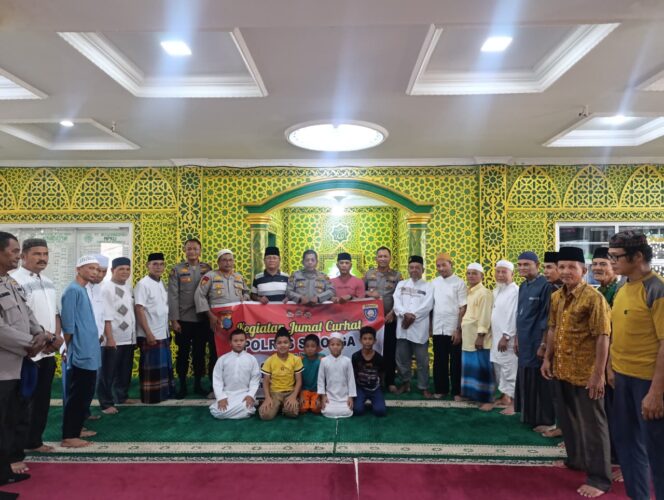 
					Sambangi Masjid Taqwa Muhammadiyah Sibolga, Polres Sibolga Berikan Himbauan Kamtibmas