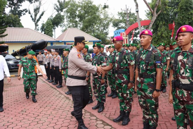 
					Kapolres Langkat Pimpin Apel Gelar Pasukan Kesiapan Tanggap Darurat Bencana Tahun 2025