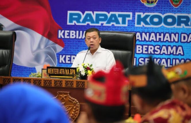 
					Pembinaan di Kanwil BPN Provinsi Kalteng, Menteri Nusron Minta Pelayanan Pertanahan Adaptif, Cepat, dan Bersih