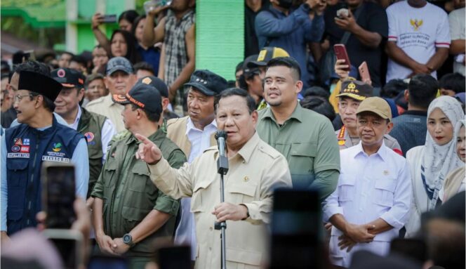 
					Tinjau Langsung Dampak Banjir di Langkat, Presiden Prabowo Pastikan Penanganan Optimal