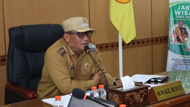 
					Wakil bupati Dairi pimpin rakor satgas MBG