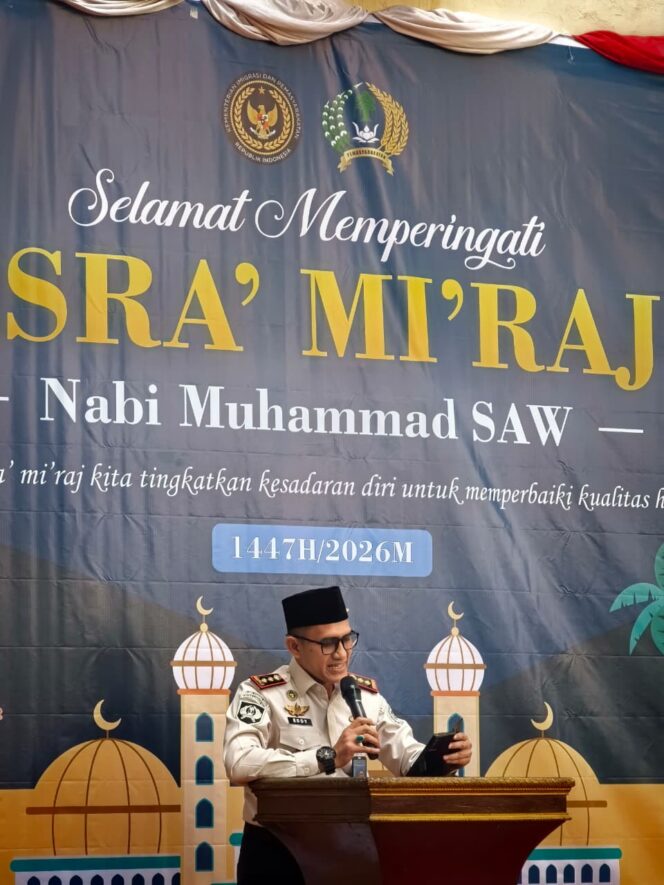 
					Rutan Kelas I Labuhan Deli Memperingati Hari Isra Mi’raj Nabi Muhammad SAW Bersama Ustadz Azhar Sitompul