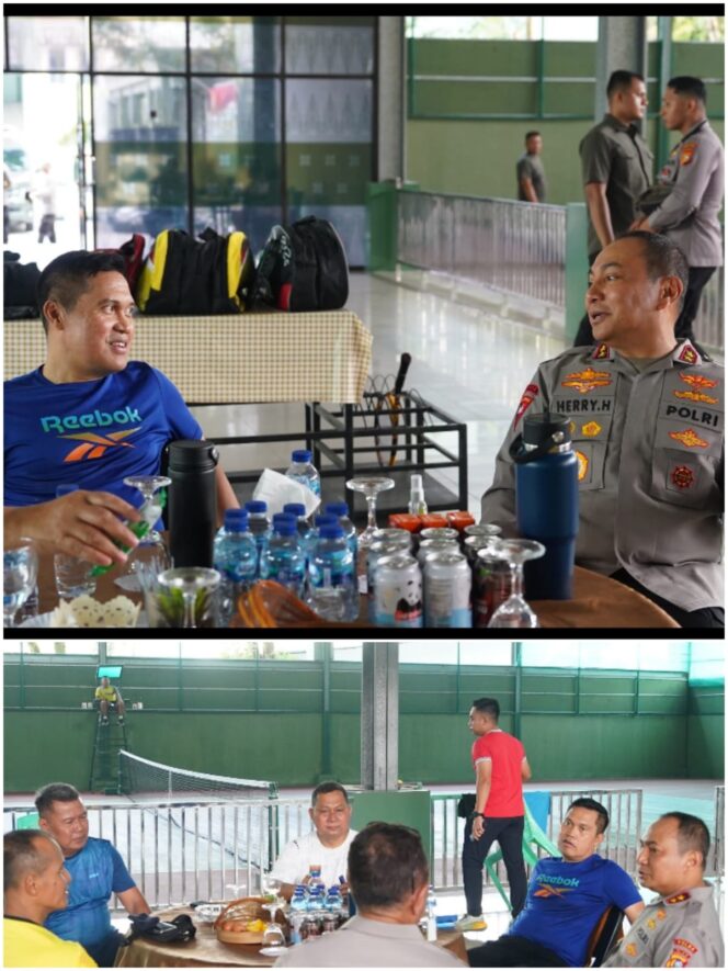 
					Penuh Keakraban, Kapolda Riau Silahturahmi dan Halal Bihalal di Makodam Tuanku Tambusai