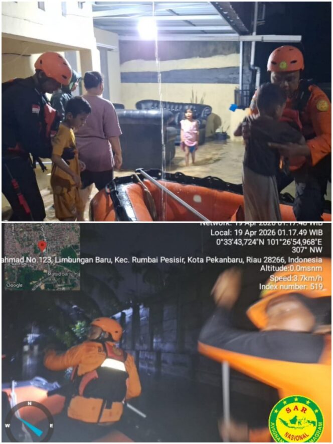 
					Intentitas Hujan Meningkat, Rumbai Timur Banjir