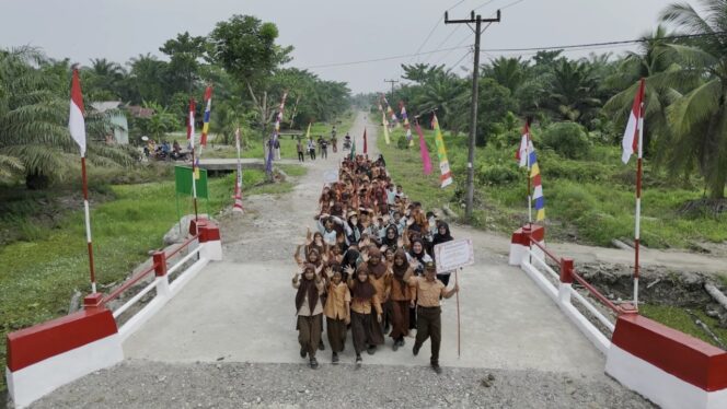 
					Kodim 0209/Labuhanbatu Rampungkan Pembangunan Jembatan Aramco Pasar Bilah 2B