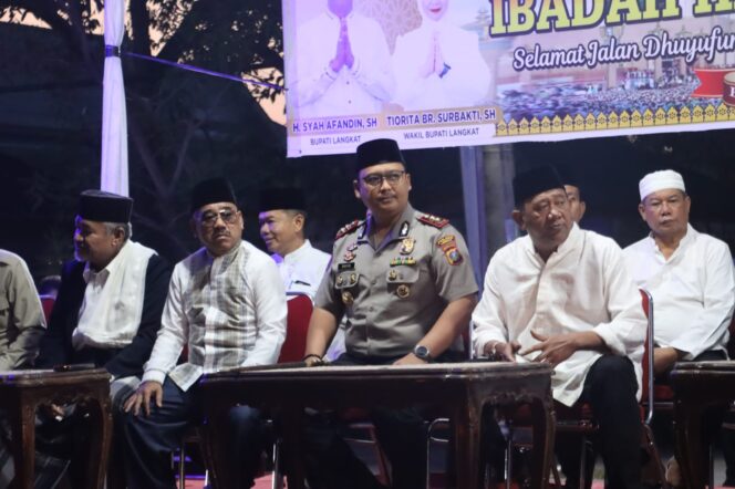 
					Kapolres Langkat Hadiri dan Amankan Pelepasan Jemaah Haji Keloter 2 Tahun 2026