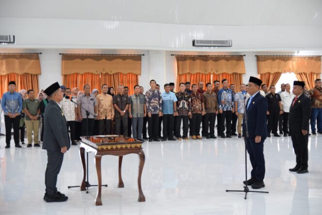 
					Bupati PMA Lantik Sekda & 3 Kepala OPD Palas, Pertama Terapkan SIMATA di Sumut